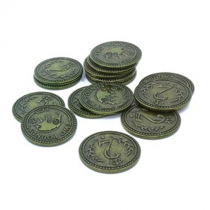 Scythe - Monete in metallo 2$ (Accessori) Giochi per Esperti