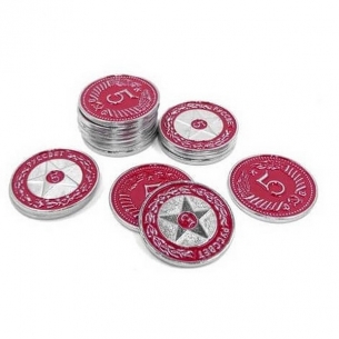 Scythe - Monete in metallo 5$ (Accessori) Giochi per Esperti