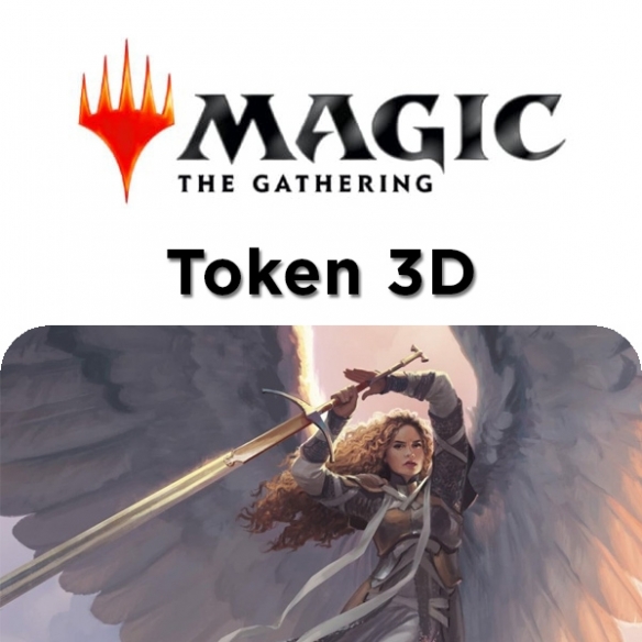 Token 3D Realizzato a Mano - Angel Edizioni Speciali Magic: The Gathering