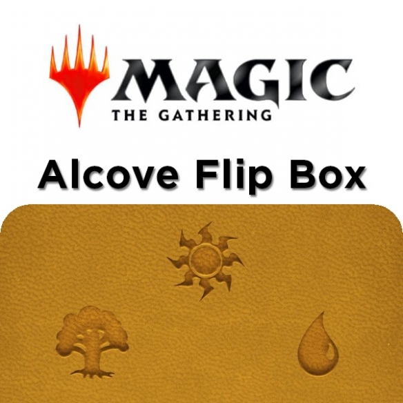 Alcove Flip Box - Gold for Magic - Ultra Pro Deck Box