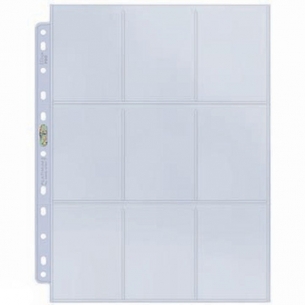 Pagine 9 Tasche per Album ad Anelli (100 Pezzi) - Platinum Series - Ultra Pro Album 2