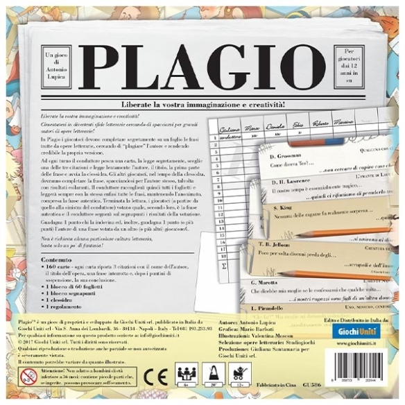 Plagio Party Games