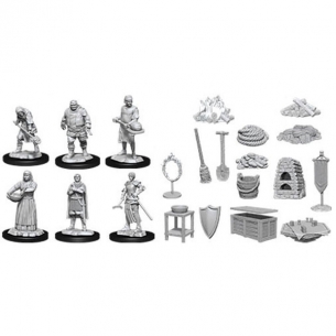 Deep Cuts Miniatures - Castle Kingdom Retainers Miniature