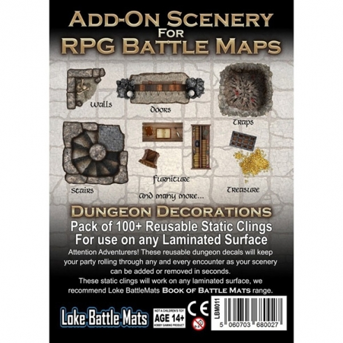 Add-On Scenery - Dungeon Decoration Accessori D&D