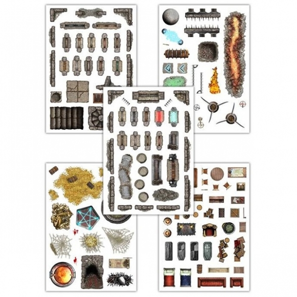 Add-On Scenery - Dungeon Decoration Accessori D&D
