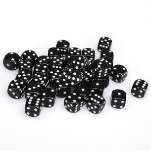 Chessex - Set 36 Dadi Neri effetto Opaco Dadi