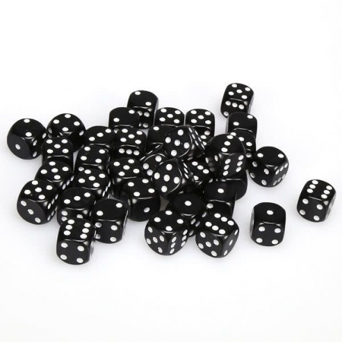 Chessex - Set 36 Dadi Neri effetto Opaco Dadi