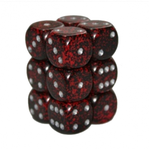 Chessex - Set 12 Dadi Volcano Silver Dadi