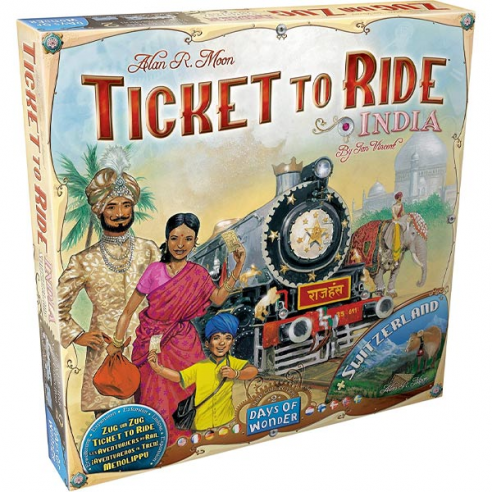 Ticket to Ride - India & Switzerland (Espansione) Giochi Semplici e Family Games