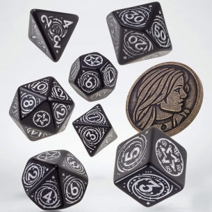 Q Workshop - Set 7 Dadi The Witcher Yennefer - The Obsidian Star Dadi 2