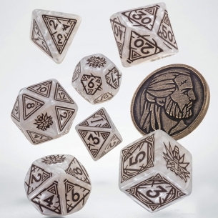 Q Workshop - Set 7 Dadi The Witcher Geralt - The White Wolf Dadi 2