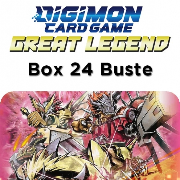 Great Legends - Display da 24 Buste (ENG) Digimon Card Game