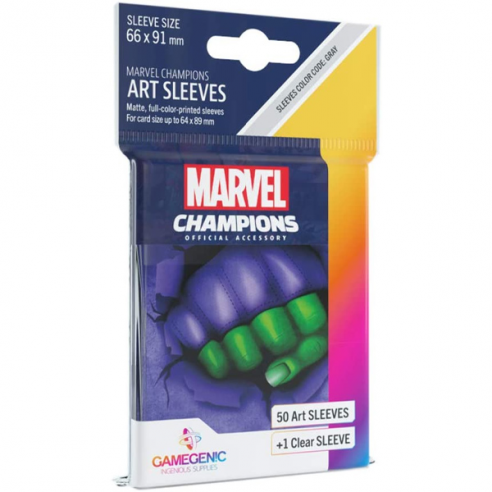 Standard - Marvel Champions Art Sleeves - She-Hulk (50+1 Bustine) - Gamegenic Marvel Champions LCG