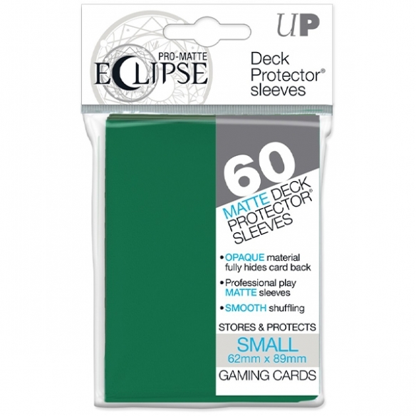 Small Japanese - PRO-Matte Eclipse - Matte Green (60 Bustine) - Ultra Pro Bustine Protettive