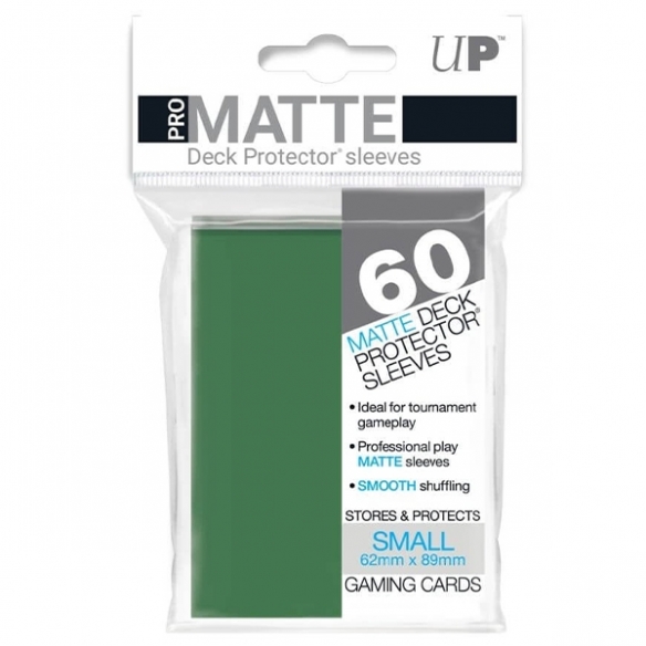 Small Japanese - PRO-Matte - Matte Green (60 Bustine) - Ultra Pro Bustine Protettive