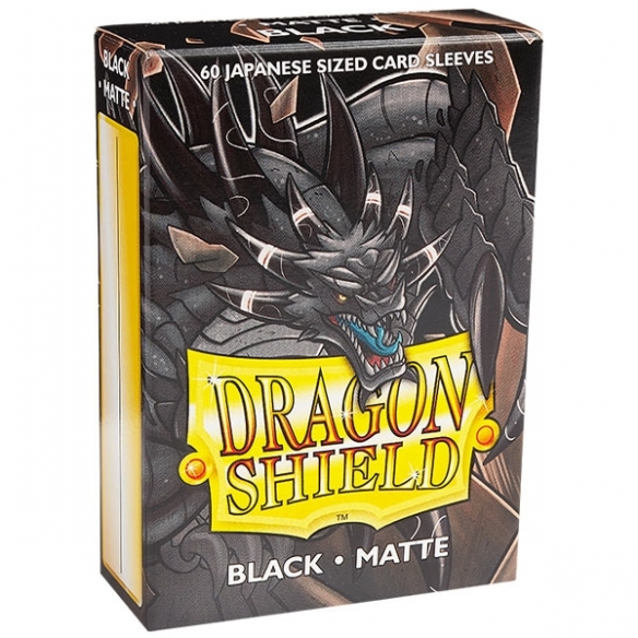 Small Japanese - Matte Black (60 Bustine) - Dragon Shield Bustine Protettive