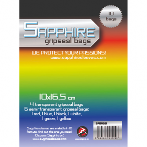 Gripseal Bag 10 x 16,5cm (10 buste) - Sapphire Bustine Protettive