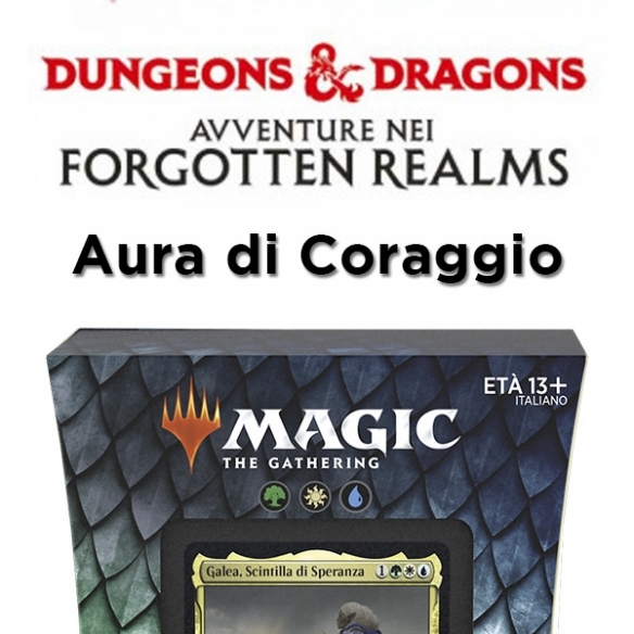 Avventure nei Forgotten Realms - Commander Aura di Coraggio (ITA) Mazzi Precostruiti Magic: The Gathering