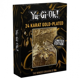 Yu-Gi-Oh! Carta 3D Placcata in Oro 24 Carati - Drago Alato di Ra (Edizione Limitata) Altri Prodotti Yu-Gi-Oh!