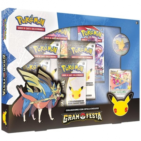 Gran Festa - Zacian LV. X - Collezione con Spilla Deluxe (ITA) Collezioni