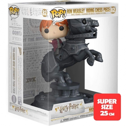 Funko Pop 82 - Ron Weasley Riding Chess Piece - Harry Potter (25cm) POP!
