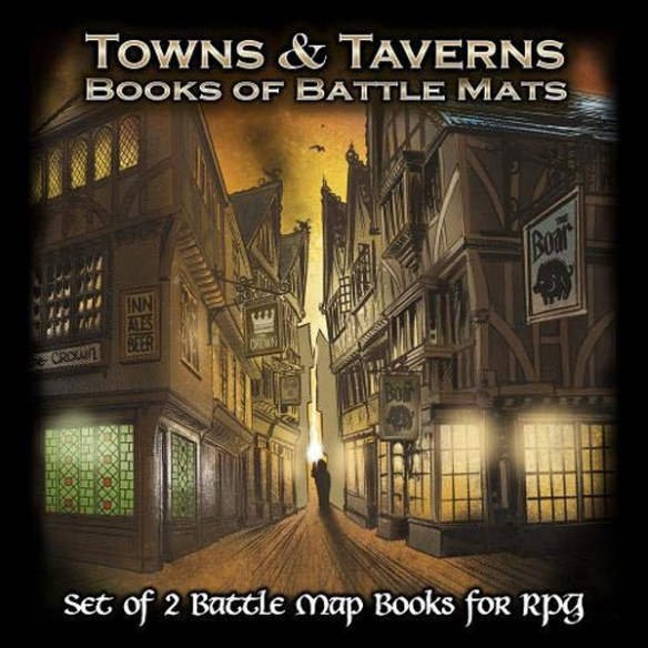 Towns & Taverns - Book of Battle Mats Accessori Dungeons & Dragons