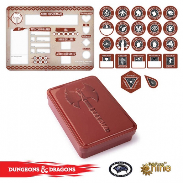 Dungeons & Dragons - Set Segnalini del Barbaro (ITA) Accessori D&D