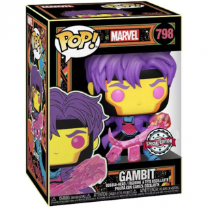 Funko Pop 798 - Gambit Black Light - Marvel (Special Edition) POP!