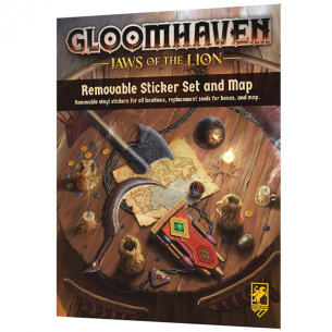 Gloomhaven - Jaws of the Lion - Mappa e Set di Adesivi Rimovibili (ENG) (Accessori) Giochi per Esperti