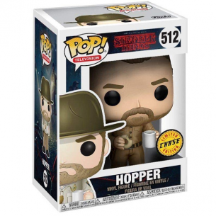 Funko Pop Television 512 - Hopper - Stranger Things (Chase) POP!