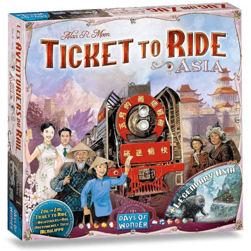 Ticket to Ride - Asia + Legendary Asia (Espansione) Giochi Semplici e Family Games
