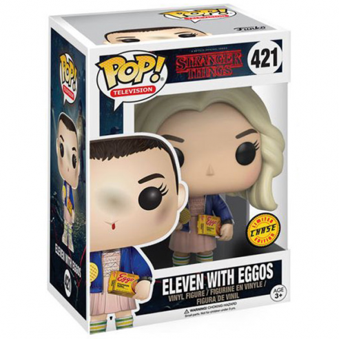 Funko Pop Television 421 - Eleven With Eggos - Stranger Things (Chase) POP!