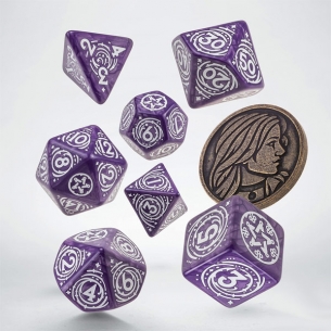 Q Workshop - Set 7 Dadi The Witcher Yennefer - Liliac and Gooseberries Dadi 2