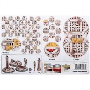 Warhammer 40.000 - Basette industriali del Sector Mechanicus Terreni e basette 2