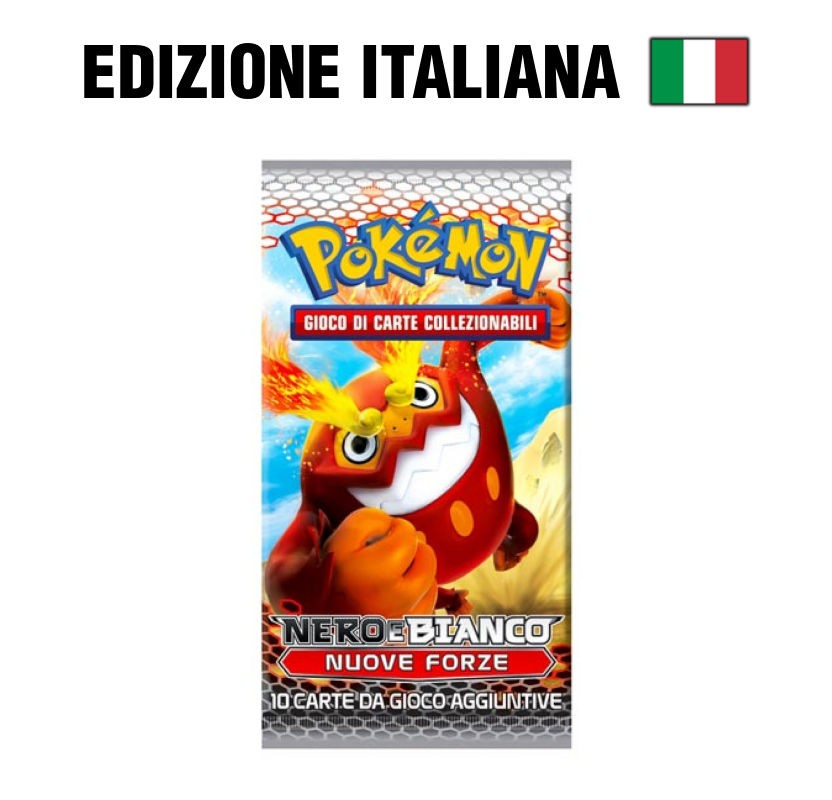 Pokemon Nero e Bianco NUOVE FORZE busta 10 carte in italiano