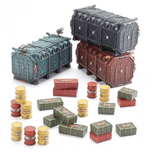 Battlezone Manufactorum - Container Corazzati del Munitorum Terreni e basette Warhammer 40.000 2