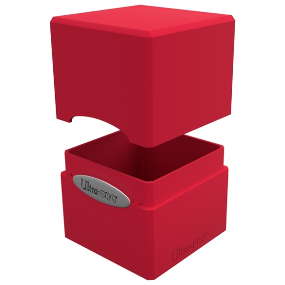 Satin Cube - Apple Red - Ultra Pro Deck Box