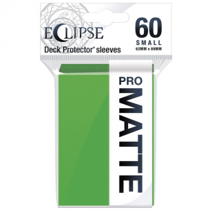 Small Japanese - PRO-Matte Eclipse - Matte Lime Green (60 Bustine) - Ultra Pro Bustine Protettive