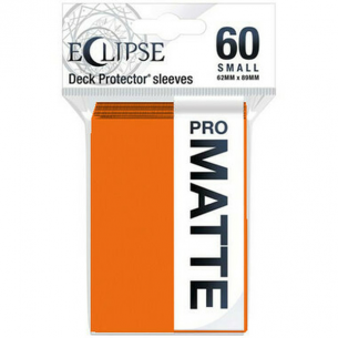 Small Japanese - PRO-Matte Eclipse - Matte Pumpkin Orange (60 Bustine) - Ultra Pro Bustine Protettive