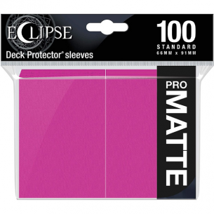 Standard - PRO-Matte Eclipse - Matte Hot Pink (100 Bustine) - Ultra Pro Bustine Protettive