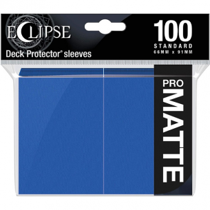 Standard - PRO-Matte Eclipse - Matte Pacific Blue (100 Bustine) - Ultra Pro Bustine Protettive