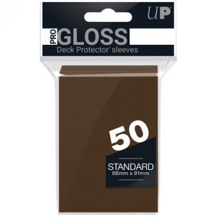 Standard - PRO-Gloss - Classic Brown (50 Bustine) - Ultra Pro Bustine Protettive