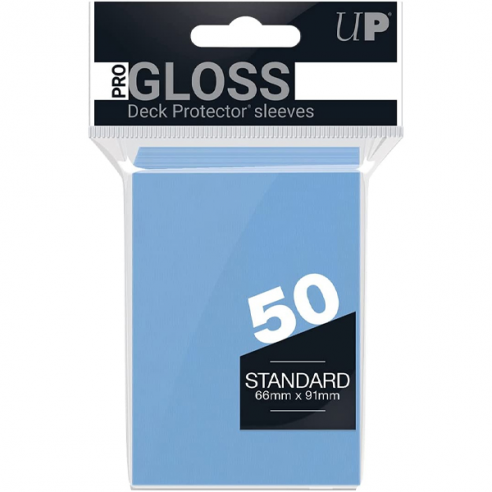Standard - PRO-Gloss - Classic Light Blue (50 Bustine) - Ultra Pro Bustine Protettive