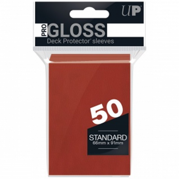 Standard - PRO-Gloss - Classic Red (50 Bustine) - Ultra Pro Bustine Protettive