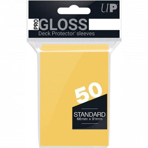 Standard - PRO-Gloss - Classic Yellow (50 Bustine) - Ultra Pro Bustine Protettive