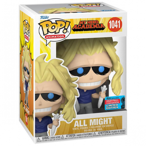 Funko Pop Animation 1041 - All Might - My Hero Academia (Exclusive 2021 Fall Convention Limited Edition) POP!