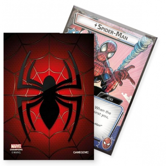 Standard - Marvel Champions Art Sleeves - Spider-Man (50+1 Bustine) - Gamegenic Bustine Protettive