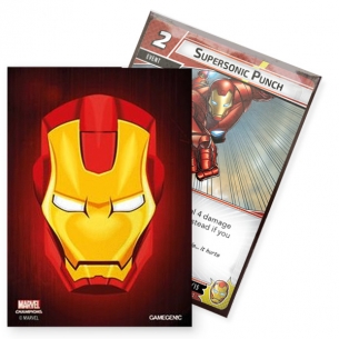 Standard - Marvel Champions Art Sleeves - Iron Man (50+1 Bustine) - Gamegenic Bustine Protettive 2