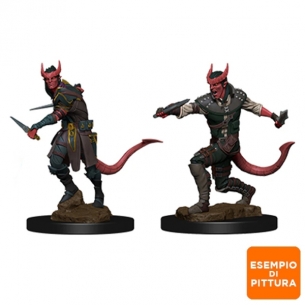 Nolzur's Marvelous Miniatures - Tiefling Male Rogue Miniature 2