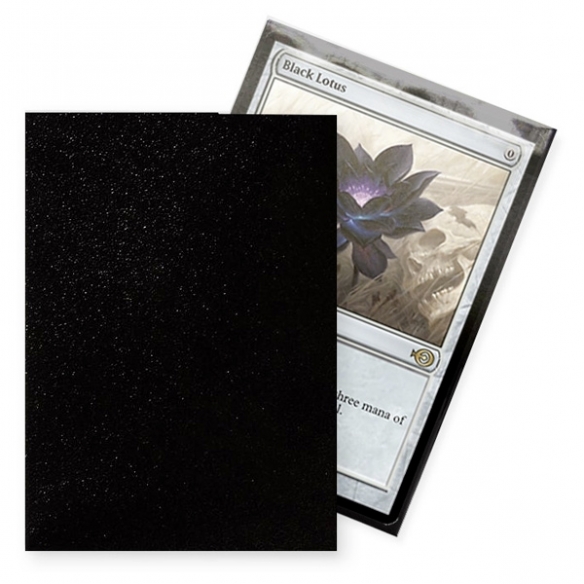 Standard - Non-Glare Matte Black (100 Bustine) - Dragon Shield Bustine Protettive
